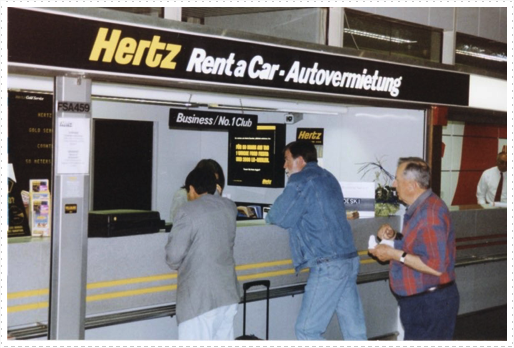 Renting a car Renting a car